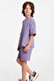 Bogota Knitted Comfort Fit Tracksuit Set Embroidered/Embroidered Purple Round Neck - 4