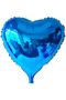 1 Piece 45 cm Dark Blue Heart Shaped Foil Balloon, Flying with Helium