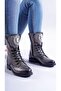 Women's Shiny Stone Embroidered New Trend Boots Model Boots