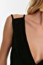 Black Woven Ruffle Blouse Pants Set TBESS22AU0043 - 3