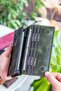 Unisex Hamburg Genuine Leather Crazy Green Portfolio Wallet with Handle and Magnetic Phone Compartment - 4