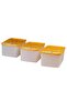 Alaska Nofrost Storage Container 3.5 Liter 3-Piece Orange