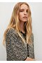 Women's Black Leopard Patterned Cardigan - 6