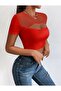 Chest Tulle Detail Crop Top - 2