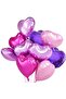 1 Purple Heart Foil Balloon 45 Cm - 4