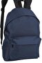 126 Excaption Daily School Backpack Plain Navy Blue