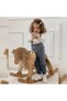 Baby Knitwear Leggings with Straps - Baby Salopet Knitwear Leggings - Salopet Knitwear Pants / Indigo - 2