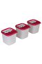 Alaska Nofrost Storage Container 0.38 Liter 3-Piece Fuchsia
