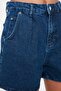 Mavi More Sustainable Pileli Yüksek Bel City Boy Denim Şort TWOSS20SR0129 - 10