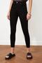 Deli Full Black Colorfast Denim Pants Slim Looking Skinny Jean (pitch black)