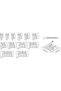 2289 Drawer Plastic Cutlery Holder White Color 74X49 cm (10 Compartments) S-2289-W - 3