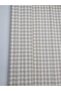 Beige Checked Care-Free Stain-Proof Duck Fabric Living Room - Kitchen Table Cloth - 4