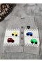Colorful Car Embroidered Knitwear Vest
