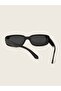 Vintage Chunky Sunglasses Unisex Black - 4