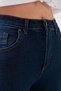 Jasmin Women's Navy Blue Super Skinny High Waist Jeans Trousers - 4