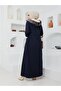 Water Prof Brown Fur Lined Winter Full Length Women's Long Topcoat Coat - 6