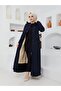 Water Prof Brown Fur Lined Winter Full Length Women's Long Topcoat Coat - 7