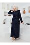 Water Prof Brown Fur Lined Winter Full Length Women's Long Topcoat Coat - 8