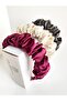 3 Piece Gathered Satin Crown Set