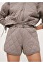 Belted Quilted Shorts - 7