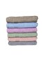 100% Cotton Set of 6 Colorful Hand Towels