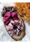 Women's 3-Piece Satin Hair Rubber Buckle Set - 5