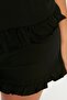 Siyah Askılı Örme Fırfır Detaylı Pijama Takımı TBBSS22PT0564 - 3