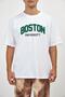 Cotton Boston University Design Unisex White T-shirt - 2
