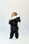 Water Resistant Black Astronaut Snowsuit - 3