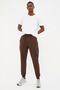 Brown-Beige Regular Fit Elastic Cuff Jogger 2-Pack Sweatpants Tmnaw22Ea0279 - 14