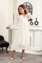 Lined Midi Chiffon Dress - 2