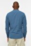 Indigo Basic Prevailing Collar Epaulettes Slim Fit Long Sleeve Shirt Tmnss20Go0188 - 5