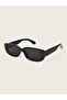 Vintage Chunky Sunglasses Unisex Black - 5