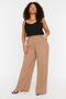 Vizon Mevsimlik Lastikli Yüksek Bel Pileli Wide Leg Dokuma Pantolon TBBSS22PL0448 - 5