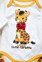 Unisex Baby Yellow Giraffe Bodysuit Set 3 Pieces - 4
