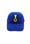 Hat Blue Color Reflective Crescent and Star Emblem Adjustable