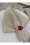 Linen Look Linen Glitter Napkin Gold 35 X 35 - 8 Pieces - 3