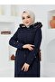 Water Prof Brown Fur Lined Winter Full Length Women's Long Topcoat Coat - 5