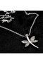 Yusufcuk Necklace 851 - Silver Color and Zircon Stone - 3