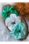 Women's 3-Piece Satin Hair Rubber Buckle Set - 6