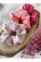 Women's 3-Piece Satin Hair Rubber Buckle Set