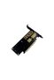 3 in 1 Msata M.2 Ngff Nvme Sata Ssd To PCIE 4x Sata3 Heat Sink Adapter - 2
