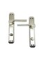 Sofuoğlu Lüx Anka Mirrored Nickel Satin (BATHROOM-WC) Door Handle (RH) Aluminum / Steel - 6