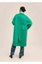 Double Breasted Cut Wool Coat - 4