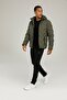 معطف قصير للرجال Sn17 Henry Coat 1pr كاكي