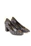 50176 Black Women's Thick Heeled Shoes - 3