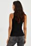 Women's Black Halter Neck Camisole Blouse EY1454 - 2