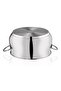 وعاء طهي عميق من الفولاذ بقاعدة حثية 30 سم - 2