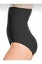 Slim Life High Waist Belly Tightening Slip Corset Black Color - 2