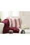 Riviere Cushion Cover 43x43 cm Burgundy-grey